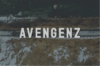 Avengenz font