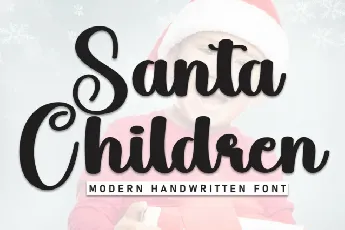 Santa Children Script font