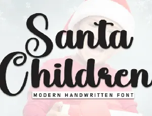 Santa Children Script font