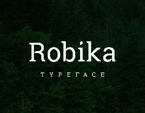 Robika font