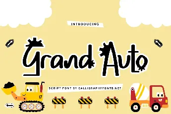 Grand Auto Demo font