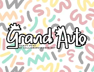 Grand Auto Demo font