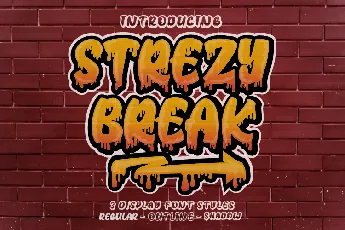 Strezy Break Regular font