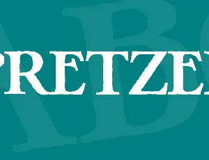 Pretzel font