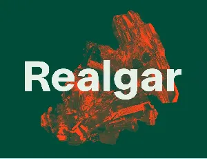 Realgar Family font