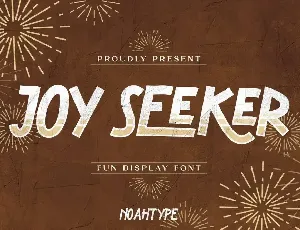 Joy Seeker font