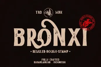 Bronxi Display font