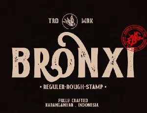 Bronxi Display font