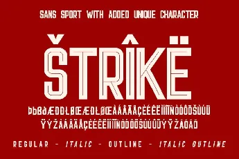 Light Sport DEMO font