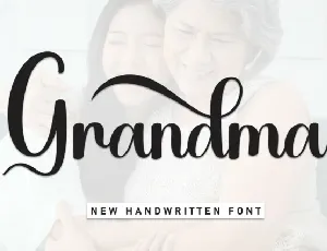 Grandma Script font