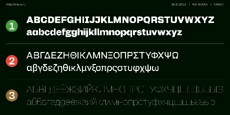 Alfabet font