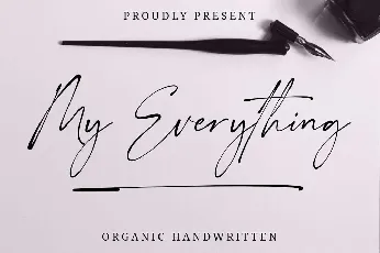 My Everything font