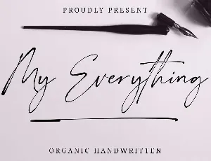 My Everything font