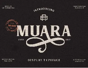 Muara Free font