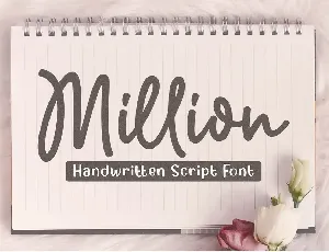 Million font