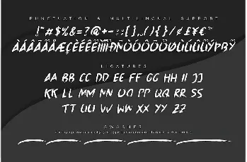 Black Unicorn font