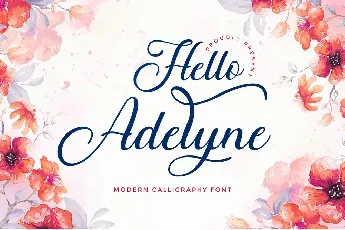 Hello Adelyne font