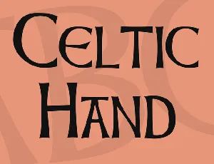 Celtic Hand font