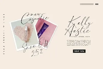 Pure & Lovely font