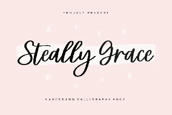 Steally Grace font