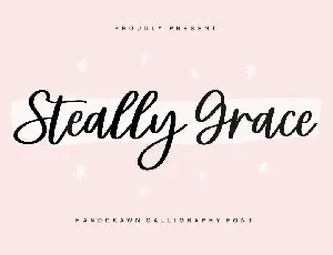 Steally Grace font