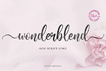 Wonderblend Calligraphy font