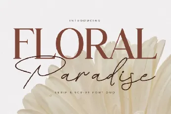 Floral Paradise Duo font