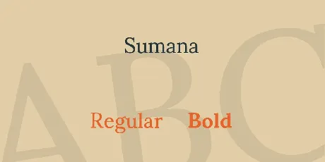 Sumana font