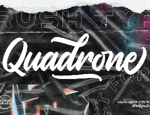 Quadrone font