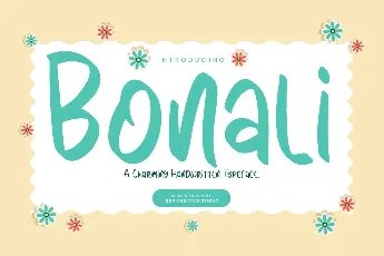 Bonali Personal Use font