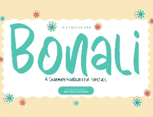 Bonali Personal Use font