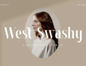 West Swashy Free Trial font