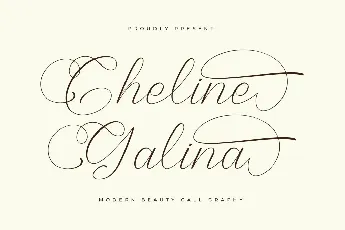 Cheline Galina DEMO VERSION font