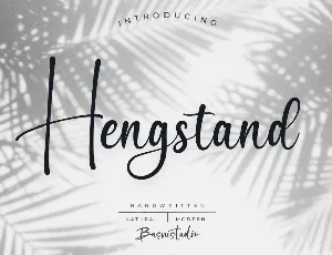 Hengstand font