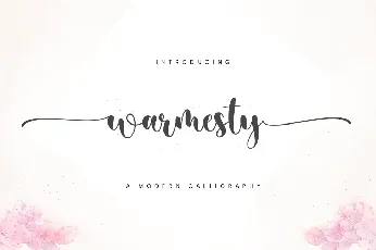 Warmesty font