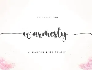 Warmesty font