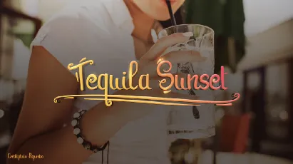 Tequila Sunset font