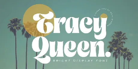 Tracy Queen font