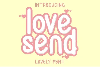 Love Send font