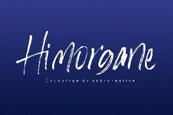 Hi Morgane Brush font