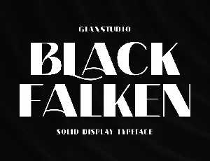 Black Falken font
