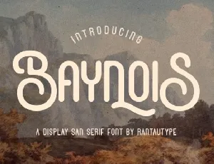 Baynois font
