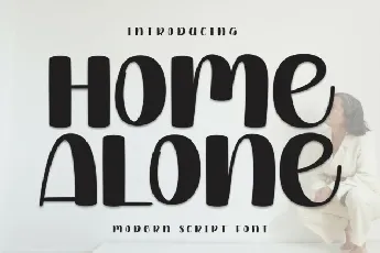 Home Alone Display font