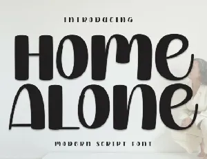 Home Alone Display font