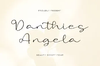 Danthies Angela font