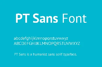 Pt Sans font