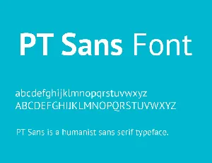 Pt Sans font