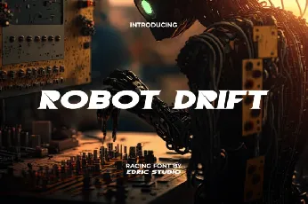 Robot Drift font