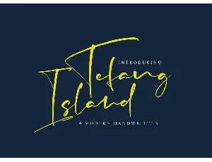 Tefang Island font