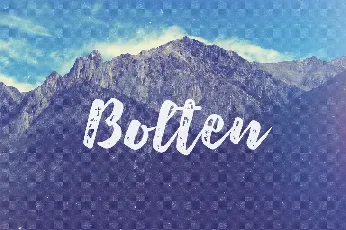 Bolten Free font